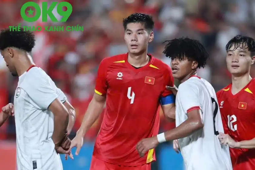 Chốt chặn vững chãi của U23 Việt Nam. (Ảnh: PVF-CAND) Chốt chặn vững chãi của U23 Việt Nam. (Ảnh: PVF-CAND)